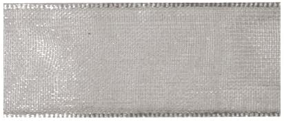 RAYHER - NASTRO DI RASO ORGANZA - COLORE ARGENTO 7MMx10MT