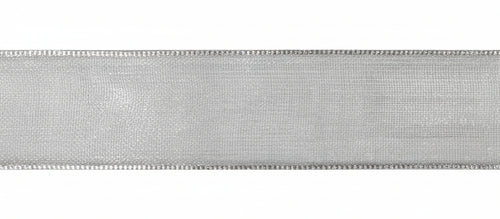 RAYHER - NASTRO DI RASO ORGANZA - COLORE ARGENTO 7MMx10MT