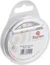 RAYHER - NASTRO DI RASO ORGANZA - COLORE BIANCO 3MMx10MT