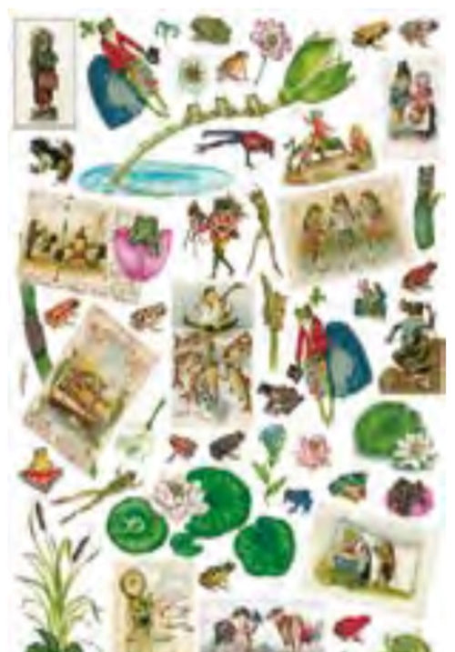 CALAMBOUR - FOGLIO DI CARTA DECOUPAGE CAL 278