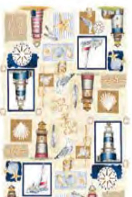 CALAMBOUR - FOGLIO DI CARTA DECOUPAGE CAL 206