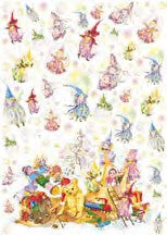 CALAMBOUR - FOGLIO DI CARTA DECOUPAGE CAL 174