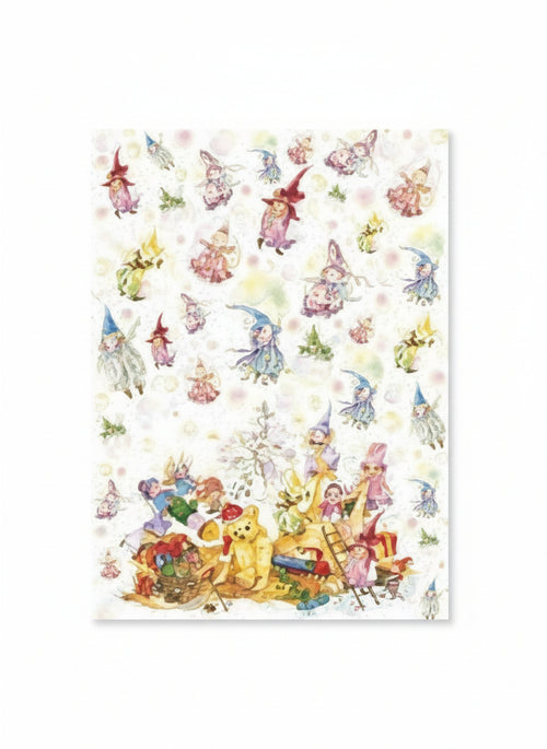 CALAMBOUR - FOGLIO DI CARTA DECOUPAGE CAL 174