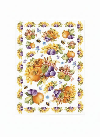 CALAMBOUR - FOGLIO DI CARTA DECOUPAGE "CAL 240"