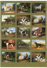 CALAMBOUR - FOGLIO DI CARTA DECOUPAGE CAL 142