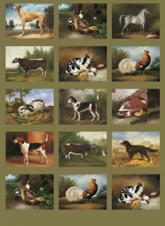 CALAMBOUR - FOGLIO DI CARTA DECOUPAGE "CAL 142"