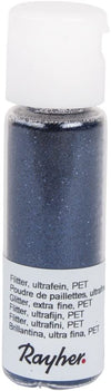RAYHER - GLITTER ULTRAFINE PET 20ML - COLORE BLU NOTTE