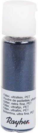 RAYHER - GLITTER ULTRAFINE "PET" 20ML - COLORE BLU NOTTE