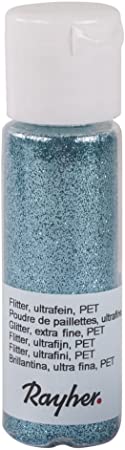 RAYHER - GLITTER ULTRAFINE PET 20ML - COLORE LAGUNA BRILLANTE