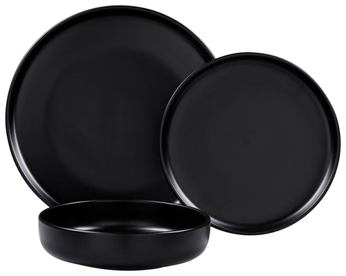 Set 18 piatti Skandik Black