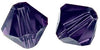 RAYHER - 25 PEZZI - PERLE DI CRISTALLO SWAROVSKI FORMA ROMBO Ø4MM - COLORE VIOLA SCURO