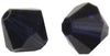 RAYHER - 25 PEZZI - PERLE DI CRISTALLO SWAROVSKI FORMA ROMBO Ø4MM - COLORE BLU SCURO