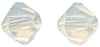 RAYHER - 25 PEZZI - PERLE DI CRISTALLO SWAROVSKI FORMA ROMBO Ø4MM - COLORE BIANCO
