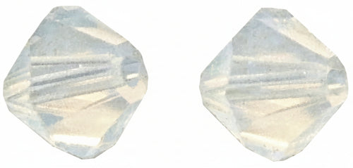 RAYHER - 25 PEZZI - PERLE DI CRISTALLO SWAROVSKI FORMA ROMBO Ø4MM - COLORE BIANCO