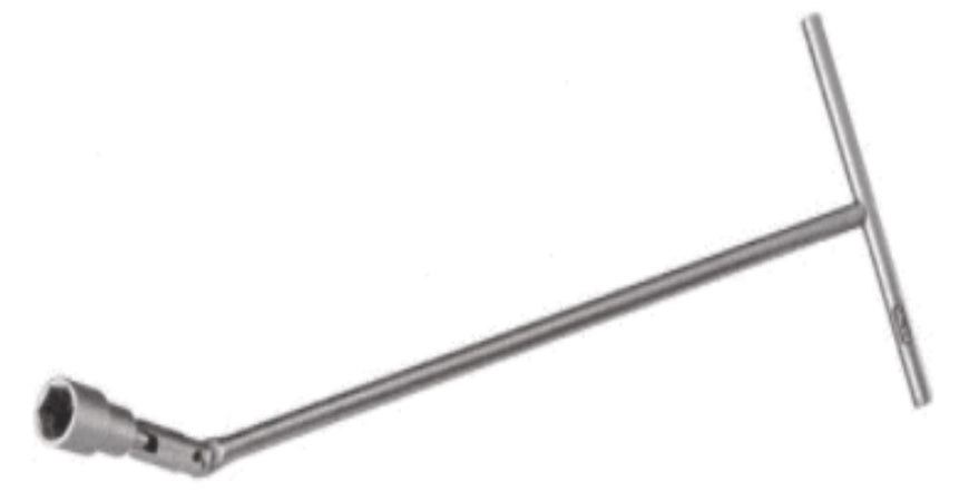 VALEX - CHIAVE A "T" PER CANDELE 16MM