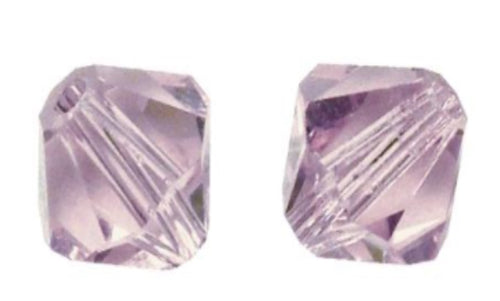 RAYHER - 25 PEZZI - PERLE DI CRISTALLO SWAROVSKI FORMA ROMBO Ø4MM - COLORE VIOLA