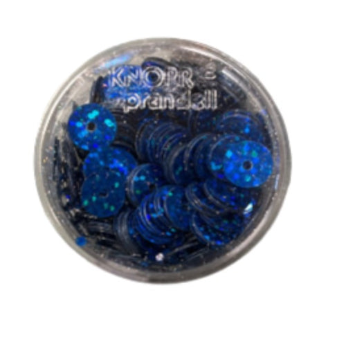 KNORR PRANDELL - PAILLETTE GLAMOUR BLU DIAMETRO 8MM 5GR