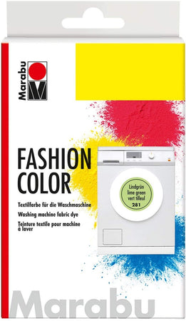 MARABU - 30gr - PITTURA TESSILE "FASHIONCOLOR" PER LAVATRICE - COLORE VERDE LIME 281
