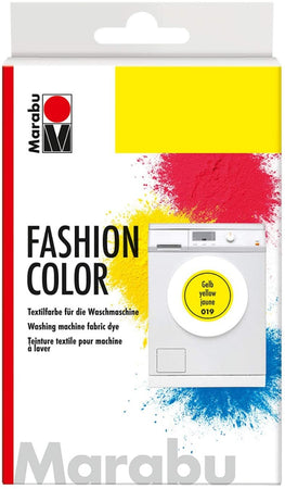 MARABU - 30gr - PITTURA TESSILE "FASHIONCOLOR" PER LAVATRICE - COLORE GIALLO 019