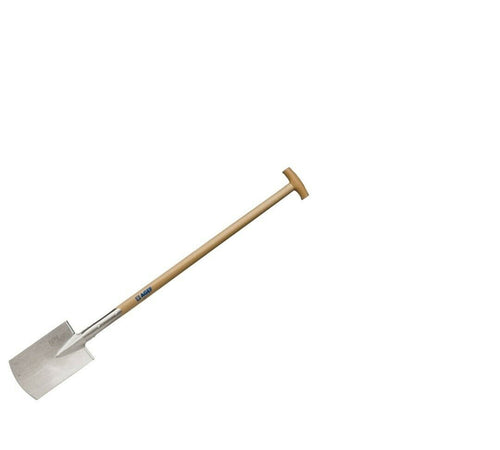 AGEF - VANGA PROFESSIONALE IN ACCIAIO TEMPERATO CON MANICO A T IN LEGNO 130CM