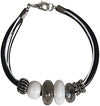 RAYHER - SET BRACCIALETTO CELINE - COLORE BIANCO/NERO