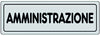 PUBBLICENTRO - ETICHETTA ADESIVA AMMINISTRAZIONE 150X50MM
