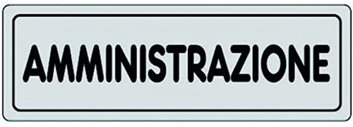 PUBBLICENTRO - ETICHETTA ADESIVA AMMINISTRAZIONE 150X50MM
