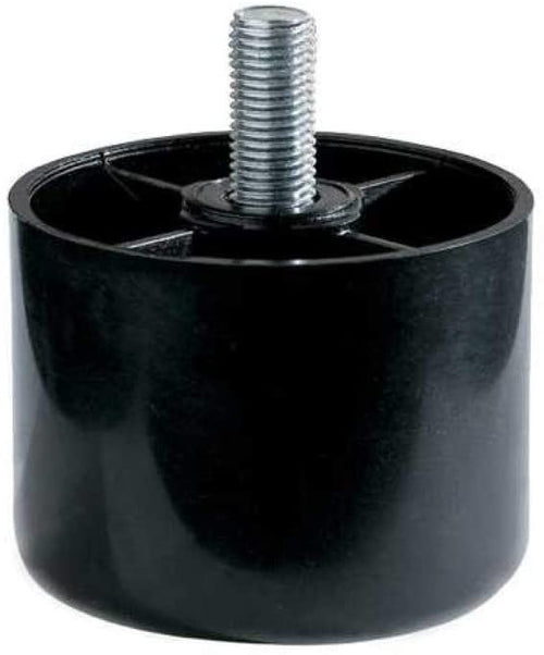 MASIDEFF - PIEDINO IN PLASTICA SERIE BLACK - Ø60MM - ALTEZZA 60 MM - COLORE NERO