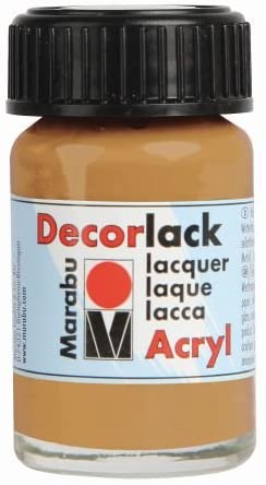 * MARABU - COLORE ACRILICO DECORLACK PER METALLO/PIETRA/LEGNO/CARTA 15ML - COLORE SABBIA 042