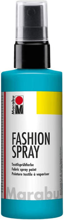 MARABU - VERNICE "FASHION SPRAY" PER STOFFA CON EROGATORE SPRAY 100ML - COLORE BLU CARAIBI 091