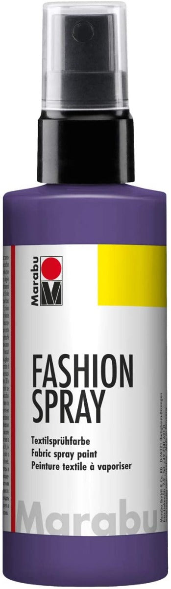 MARABU - VERNICE FASHION SPRAY PER STOFFA CON EROGATORE SPRAY 100ML - COLORE VIOLA PRUGNA 037