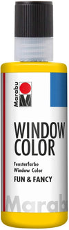 MARABU - FUN&FANCY COLORE A BASE D'ACQUA PER VETRI 8OML - COLORE GIALLO PRIMARIO 019