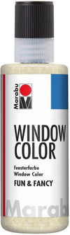 MARABU - FUN&FANCY COLORE A BASE D'ACQUA PER VETRI 8OML - COLORE ORO GLITTERATO 584