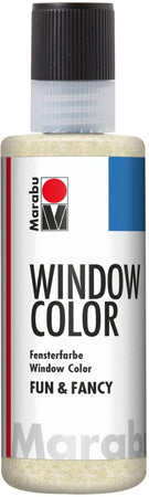 MARABU - "FUN&FANCY" COLORE A BASE D'ACQUA PER VETRI 8OML - COLORE ORO GLITTERATO 584