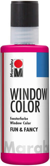 MARABU - FUN&FANCY COLORE A BASE D'ACQUA PER VETRI 8OML - COLORE LAMPONE 005