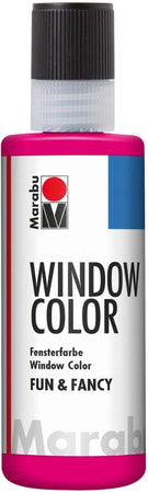 MARABU - "FUN&FANCY" COLORE A BASE D'ACQUA PER VETRI 8OML - COLORE LAMPONE 005