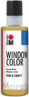 MARABU - FUN&FANCY COLORE A BASE D'ACQUA PER VETRI 8OML - COLORE PER CONTORNI ORO 084