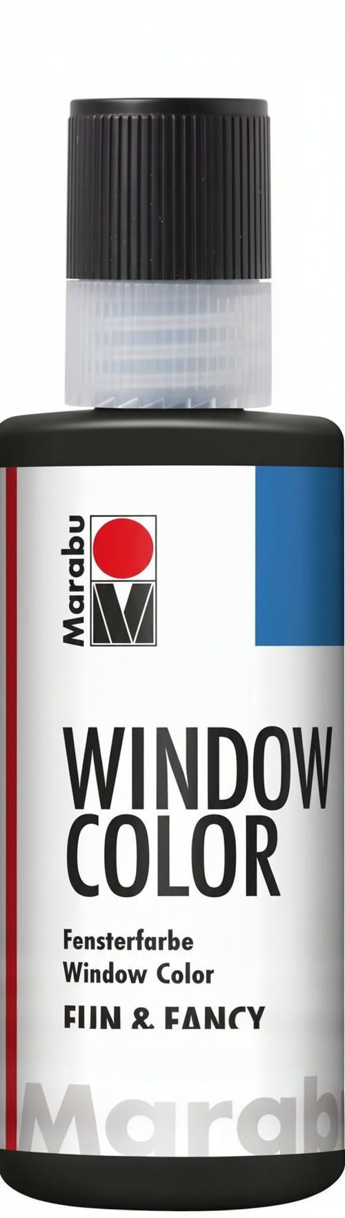 MARABU - FUN&FANCY COLORE A BASE D'ACQUA PER VETRI 8OML - COLORE GRIGIO SCURO 178