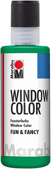 MARABU - FUN&FANCY COLORE A BASE D'ACQUA PER VETRI 8OML - COLORE VERDE VEGETALE 067