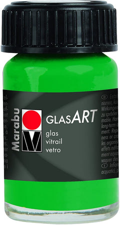 MARABU - "GLAS ART" BASE SOLVENTE PER VETRI - 15ML - COLORE VERDE FORESTA 407