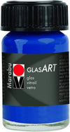 MARABU - GLAS ART BASE SOLVENTE PER VETRI - 15ML - COLORE BLU DI PARIGI 458