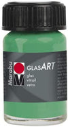 MARABU - GLAS ART BASE SOLVENTE PER VETRI - 15ML - COLORE VERDE SMERALDO 496