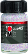 MARABU - GLAS ART BASE SOLVENTE PER VETRI - 15ML - COLORE GLITTER IRIDESCENTE 587