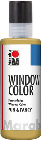 MARABU - "FUN&FANCY" COLORE A BASE D'ACQUA PER VETRI 8OML - COLORE ORO 183