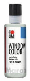 MARABU - FUN&FANCY COLORE A BASE D'ACQUA PER VETRI 8OML - COLORE GLITTER GHIACCIO 589