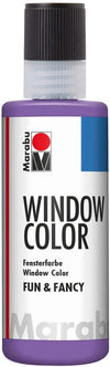 MARABU - FUN&FANCY COLORE A BASE D'ACQUA PER VETRI 8OML - COLORE LAVANDA 007