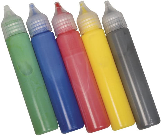 RAYHER - 5x25ml - KIT PITTURA 5 COLORI "WINDOW COLOR" PER BAMBINI