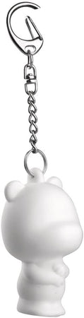 RAYHER - PORTACHIAVI "BEN" IN VINILE PER BAMBINI CON ADESIVI PER DECORARE - 6CM