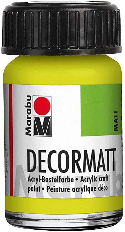 MARABU - COLORE ACRILICO DECORMATT PER METALLO/PIETRA/LEGNO/CARTA 15ML - COLORE RESEDA 061