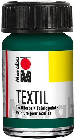 MARABU - COLORI PER TESSUTI "TEXTIL" 15ML - COLORE VERDE SCURO 068